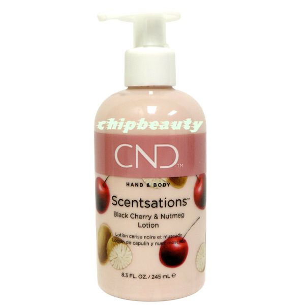 CND Lotion Scentsations Hand and Body 8.5fl.oz #14121- Black Cherry & Nutmeg