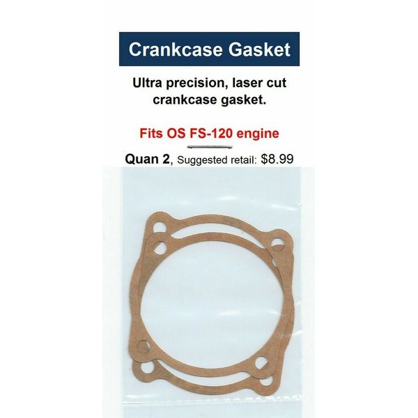OS FS-120 Crankcase Gasket 2 Pack NIP