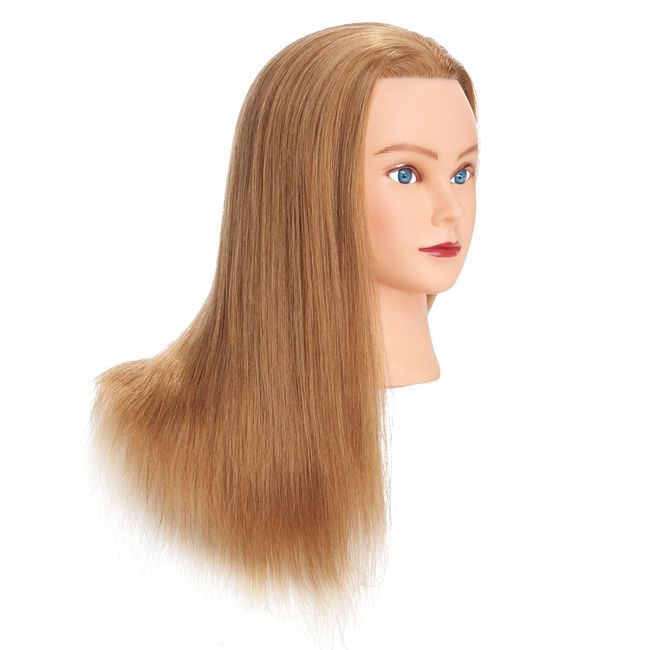  headdoll Mannequin Head 100% Real Hair for