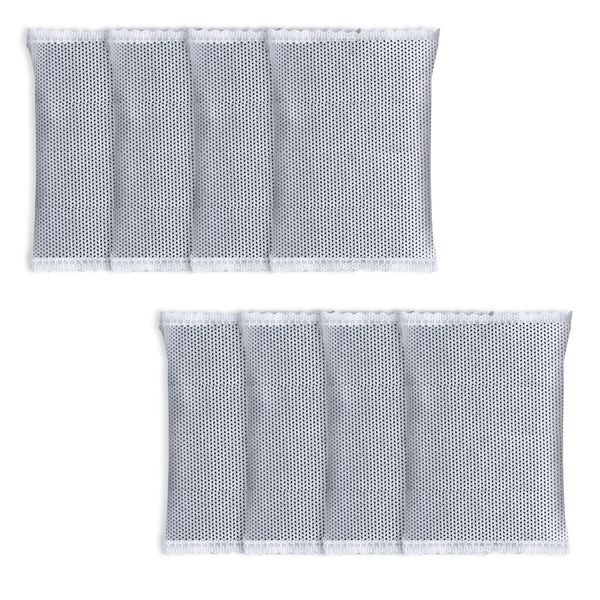 KEEPOW 8 Pack Activated Charcoal Odor Absorber, Trash Can Deodorizer, Diaper Pail Deodorizer, Odor Filter Refill for iTouchless 8 Gallon & Larger for iTouchless 13 Gallon Trash Can Diaper Garbage Can