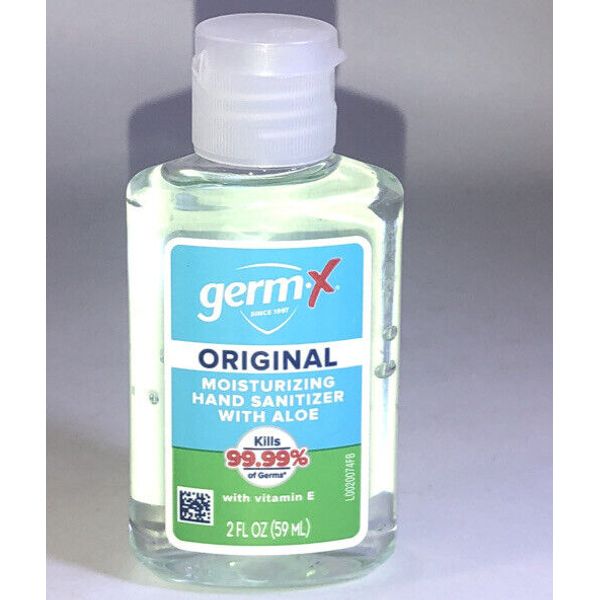 Germ-X Original Moisturizing Hand Sanitizer With Aloe/Vitamin E-Travel Size 2oz