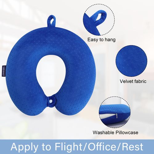 Gosider Neck Pillow for Travel Pillow Memory Foam U Shape Comfortable Travel Neck Pillow Head Neck Support Airplane Pillow for Traveling, Car, Home, Office, Travel Neck Flight Pillow