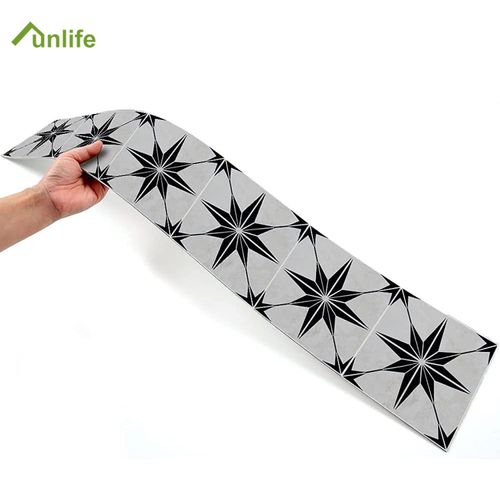 funlife Self-Adhesive Stair Stickers, Peel and Stick Stair Riser Stickers, Contact Paper for Home Decor, 6.1"X36" 7Pcs 10.68 sq.ft