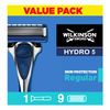 WILKINSON SWORD - Hydro 5 Skin Protection For Men | Regular | Razor Handle + 9 Blade Refills