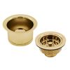 Westbrass CO2196-01 Combo Pack 3-1/2" Post Style Large Basket Strainer and Ex...