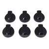 Ufixt Universal Black Control Knobs for Ovens, Cookers and Hobs (Pack of 6)