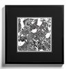O3 DESIGN STUDIO Rome Paper Cut Map White 30x30 cm Paper Art
