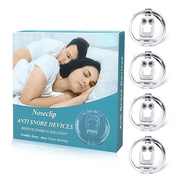 Anti Snoring Devices,4PCS Anti Snoring,Snoring Aids for Women & Men,Snore Stopper,Better Sleep & Breathable,Magnetic Anti Snore Nose Clip,Reusable Snore Stopper