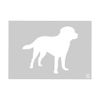 The Stencil Studio Ltd - Labrador Dog Stencil - Reusable Stencil - Size Extra Large (A1) (10160XL)