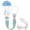 MAM 1 x Pacifier Adjustable Length Adjustable Teat Cover Washable for All Types of Pacifiers, Teething Rings and Toys - Blue