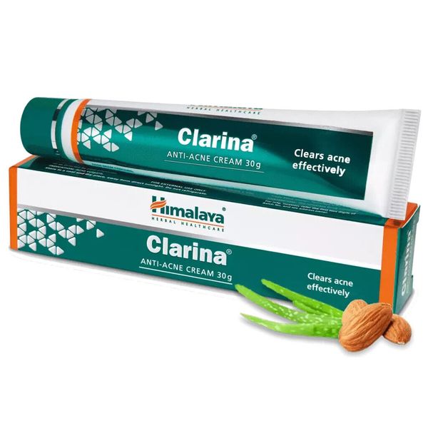 Himalaya Clarina Acne Anti Cream Pimple FREE SHIP 2027 Scar Face 30g 1 tubes