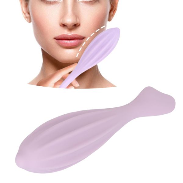 ZJchao Silicone Facial Massage Roller, Facial Massage Roller, Face Manual Massage Tool, Massager Body Relief Deep Trigger Points Release Tool