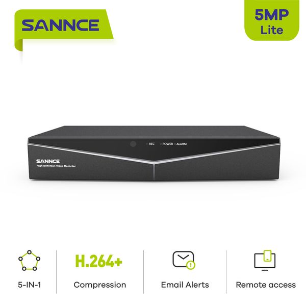 SANNCE HD 5IN1 8CH 5MP DVR CCTV Video Recorder for Home Security Camera System
