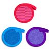 3 Pack Washable Microfiber Face Cloth Makeup Remover Pads Round Towels