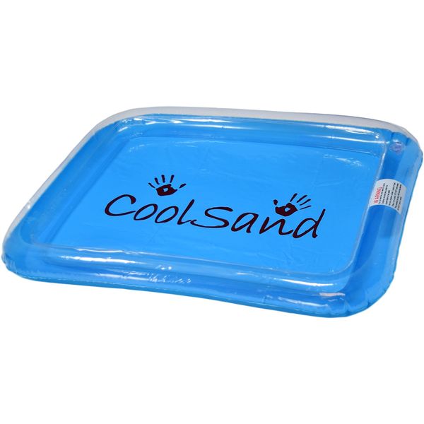 CoolSand Portable Inflatable Sand Box, Moldable Play Sand Tray