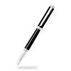 Sheaffer Intensity - Refillable fountain pen, medium nib, black onyx, chrome trim