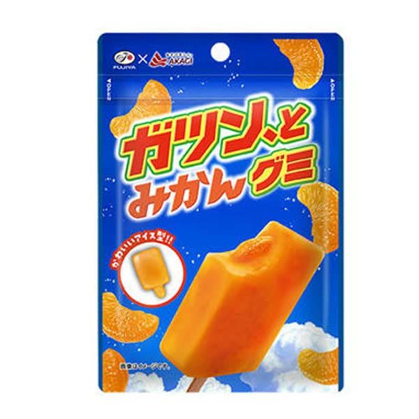 Fujiya Gatsun, Orange Gummy, 1.9 oz (53 g) x 10 Bags