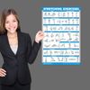 QuickFit Stretching Workout Exercise Poster - Stretch Routine (Laminated, 18in x 27in) for Playroom