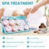 CalmNFiz Shower Steamers Aromatherapy Gift Set-8 Pack Bath Bombs Gift for Mom & Lover with Essential Oil for Home SPA & Self Care-Mother's Day, Birthday Gifts Easter Basket Stuffers for Women and Men