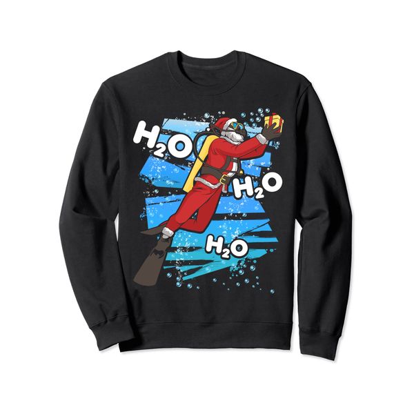 Funny Diving H2O Scuba Wetsuit Deep Sea Divers Sweatshirt