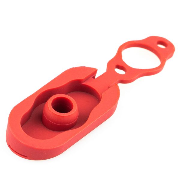 Vestigia® - Charging Cable Port Cover Part Replacement For Xiaomi M365 Electric Scooter - Rubber Hole Cap - Spare Parts for E-scooter (Red)