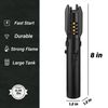 Large Torch Lighter, Windproof Butane Lighters with Flame Adjustable, Refillable, Jet Flame, Flame Switch Lock, Cool Lighter for Men.(Gas Not Include) (Red)