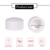 YOFASEN White Pipe Covers - PVC Pipe Cap Fitting - Slip Socket External End Caps, 25mm, 6pcs