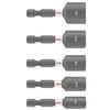 BOSCH ITNSV105 5-Piece 1-7/8 in.Impact Tough Nutsetters Assorted Set