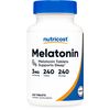 Nutricost Melatonin 3mg, 240 Tablets - 3mg Per Serving, Non-GMO, Gluten Free