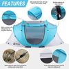 VILLEY 2Person Pop Up Tent Waterproof Camping Beach Tent Automatic Setup Instant
