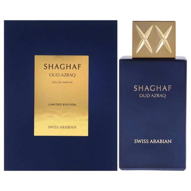 Shaghaf Oud Azraq by Swiss Arabian for Unisex -2.5oz EDP Spray (Limited Edition)