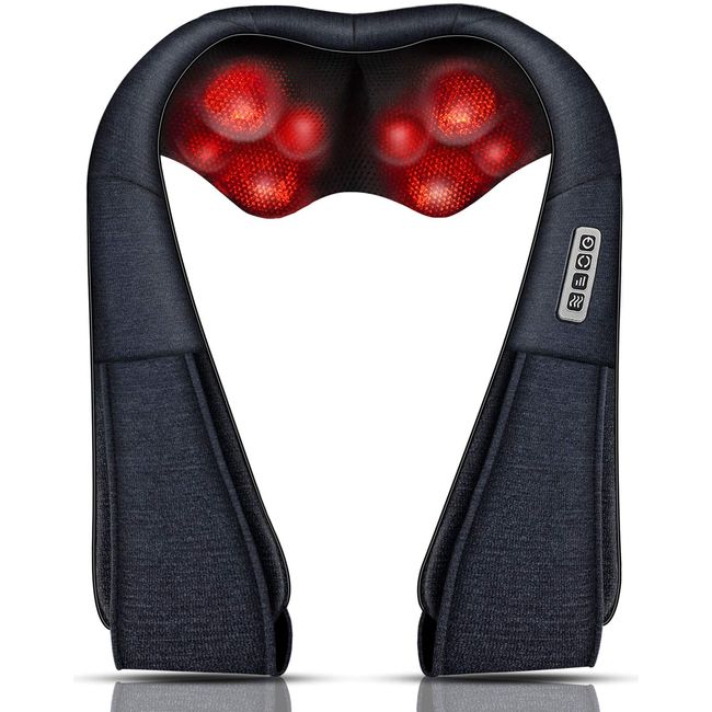 Mo Cuishle Neck Massager, Back Massager with Heat, Shiatsu Shoulder Massager for Neck pain Back Pain Relief,Massager Neck Gifts for Thank You & Appreciation, Birthday, Relatives & Family, Anniversary