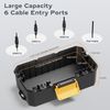 Waterproof Electrical Box Outdoor Extension Cord Covers Waterproof for 6 Cables