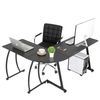 L-Shaped Corner Desk Computer Game Office Durable Laptop Workstation Study 58"