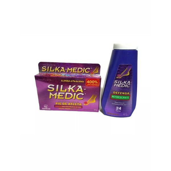 Set of Silka Medic Gel and Talcum Refresh, Silka Medic Gel & Talco Refrescante