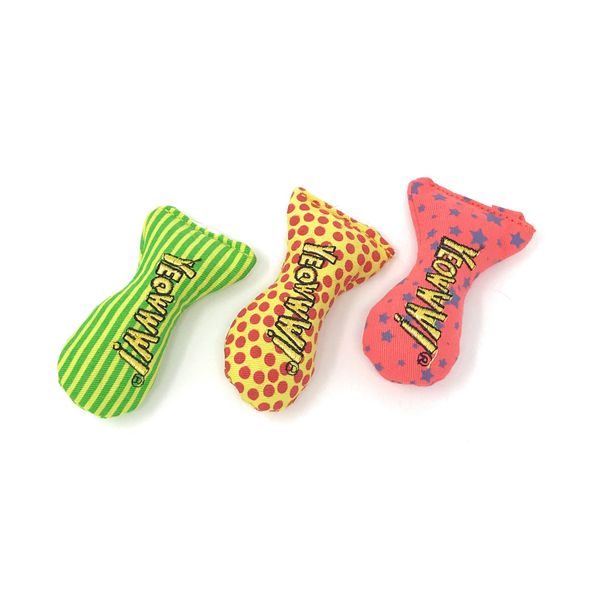 YEOWWW Very Strong Organic Catnip Cat Toys (1x Pollock 3x Stinkies)