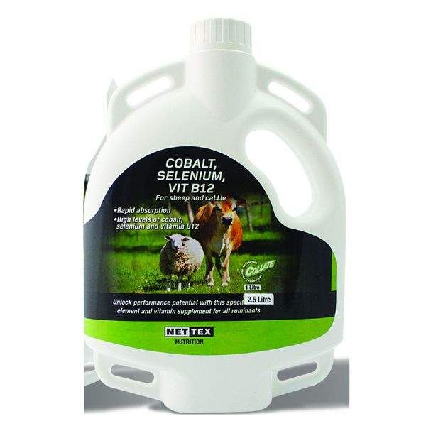 Net Tex Cobalt Selenium Vitamin B12 Drench 2.5 litre - Sheep Drench