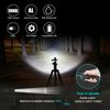 LED Tactical Flashlight IPX8 Waterproof Tourch Light with Rechargeable Batteries