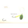 UV Walleye Elite Harness Rig #2 Lime Tiger