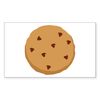 CafePress Chocolate Chip Cookie Sticker Rectangle Bumper Sticker Car Decal