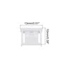 sourcing map 10pcs Port Blocker Locking USB Port/Dust PC Blocker White