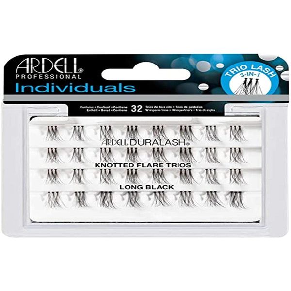 Ardell Individual Trios Eyelash, Black, Long