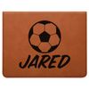 Personalized Soccer Leatherette 4-Piece Wine Tool Set