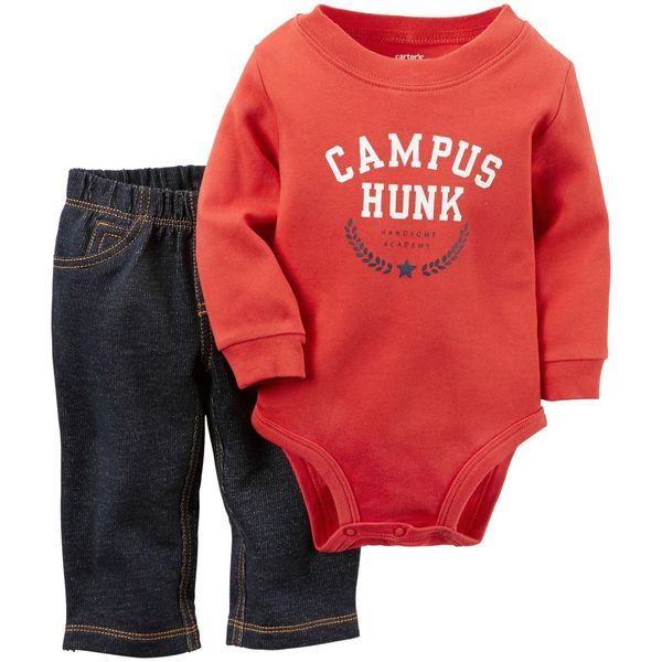 Carter's Baby Boys' 2 Piece Set - Campus Hunk - Newborn