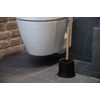 Toilet Brush Holder Basic Bamboo Toilet Brush Set