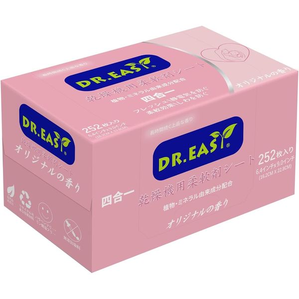 DR.EASY Dryer Fabric Softener Sheet (1 Box, Original Scent)
