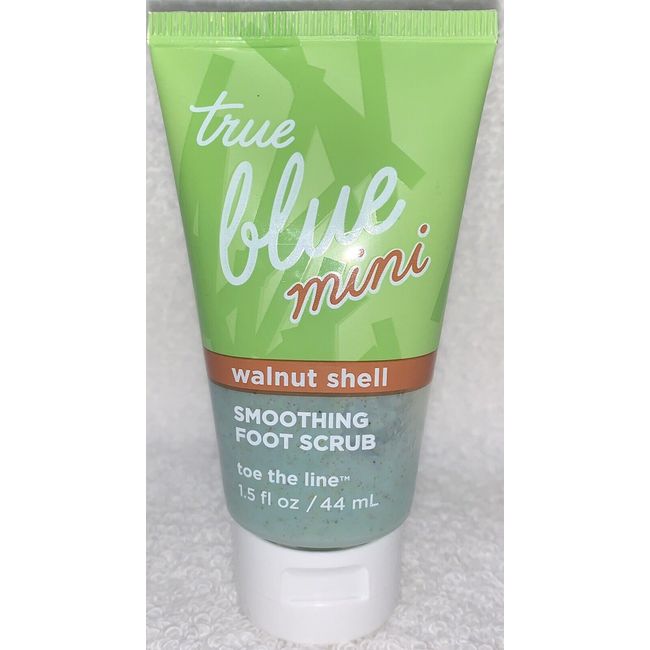 Bath Body Works True Blue WALNUT SHELL Smoothing Foot Scrub Mini 1.5 oz/44mL New