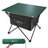 VILLEY Portable Aluminum Camping Side Table Ultralight Folding Beach Table w/Bag