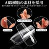 JANLOFO Nail Tips, Clear, False Nails, 500 Pieces, Long Nail Supplies, Nail Tips, Long, Transparent, Nail Art, Practice, Square