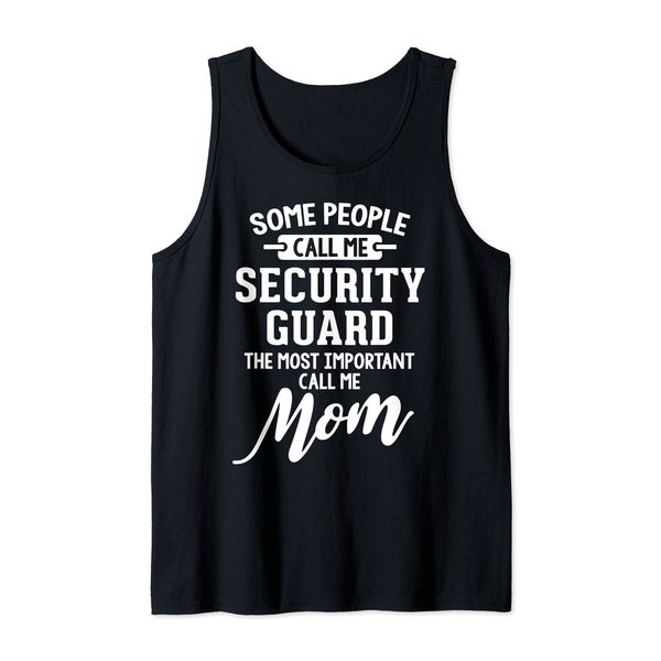 Mothers Day Design for a Security Guard Mom Tank Top